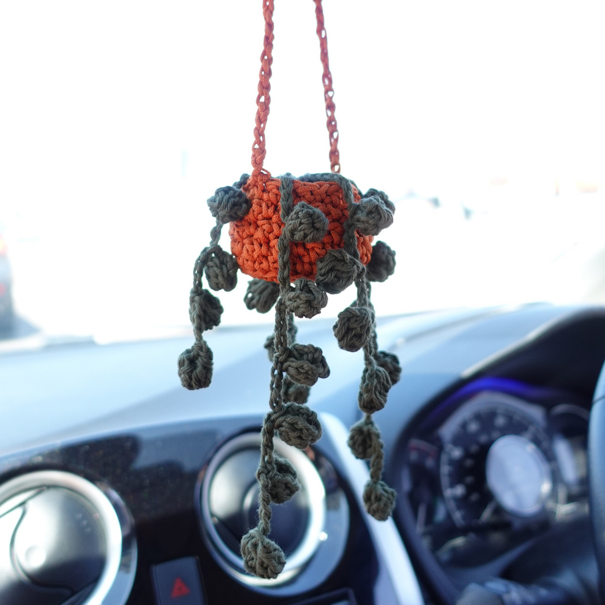 Crochet Mini Hanging Plant Pot WRITTEN PATTERN, Crochet Plant Pot, Brunaticality