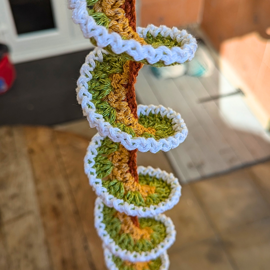 Crochet Wind Spinner Pattern, Crochet Pattern, Crochet Wind Spinner, Wind Spinner, Crochet, Crochet Chime, Wind Chime, Brunaticality