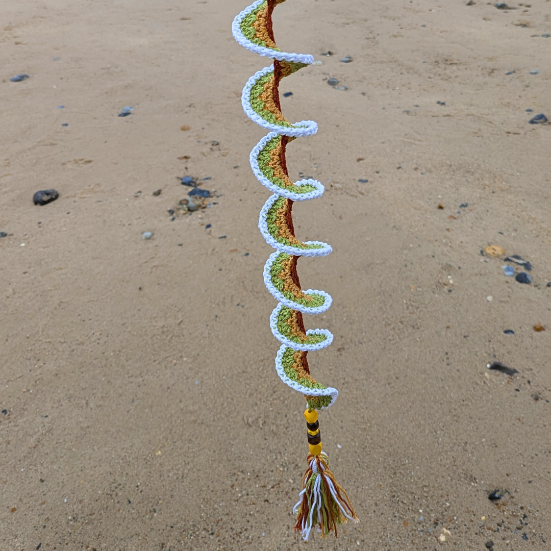 Crochet Wind Spinner Pattern, Crochet Pattern, Crochet Wind Spinner, Wind Spinner, Crochet, Crochet Chime, Wind Chime, Brunaticality