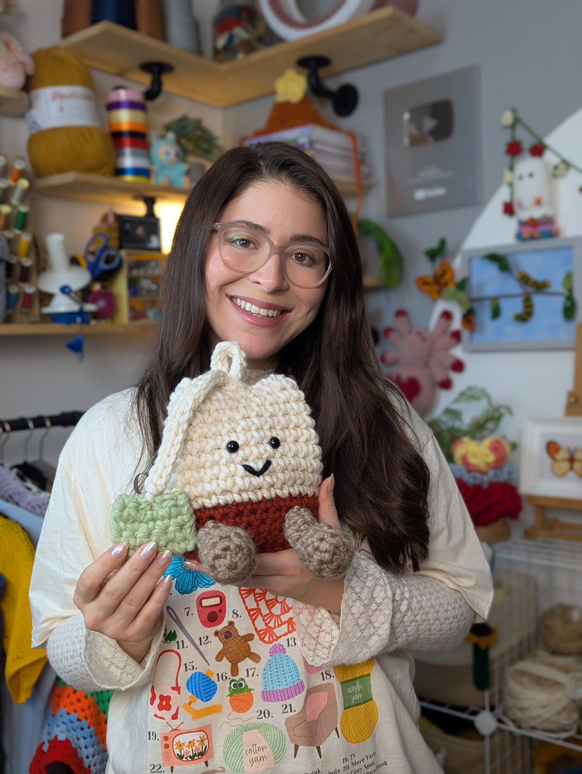 Crochet Tea Bag Plushie Pattern | Amigurumi Plush Toy | Crochet PDF Digital Download | Beginner Crochet Toy Tutorial | Amigurumi Pattern